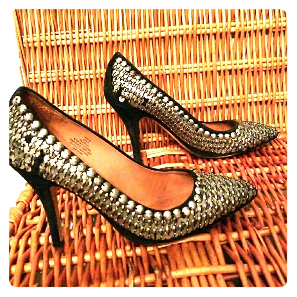 Isabel Marant pour H&M Black and Silver Heels